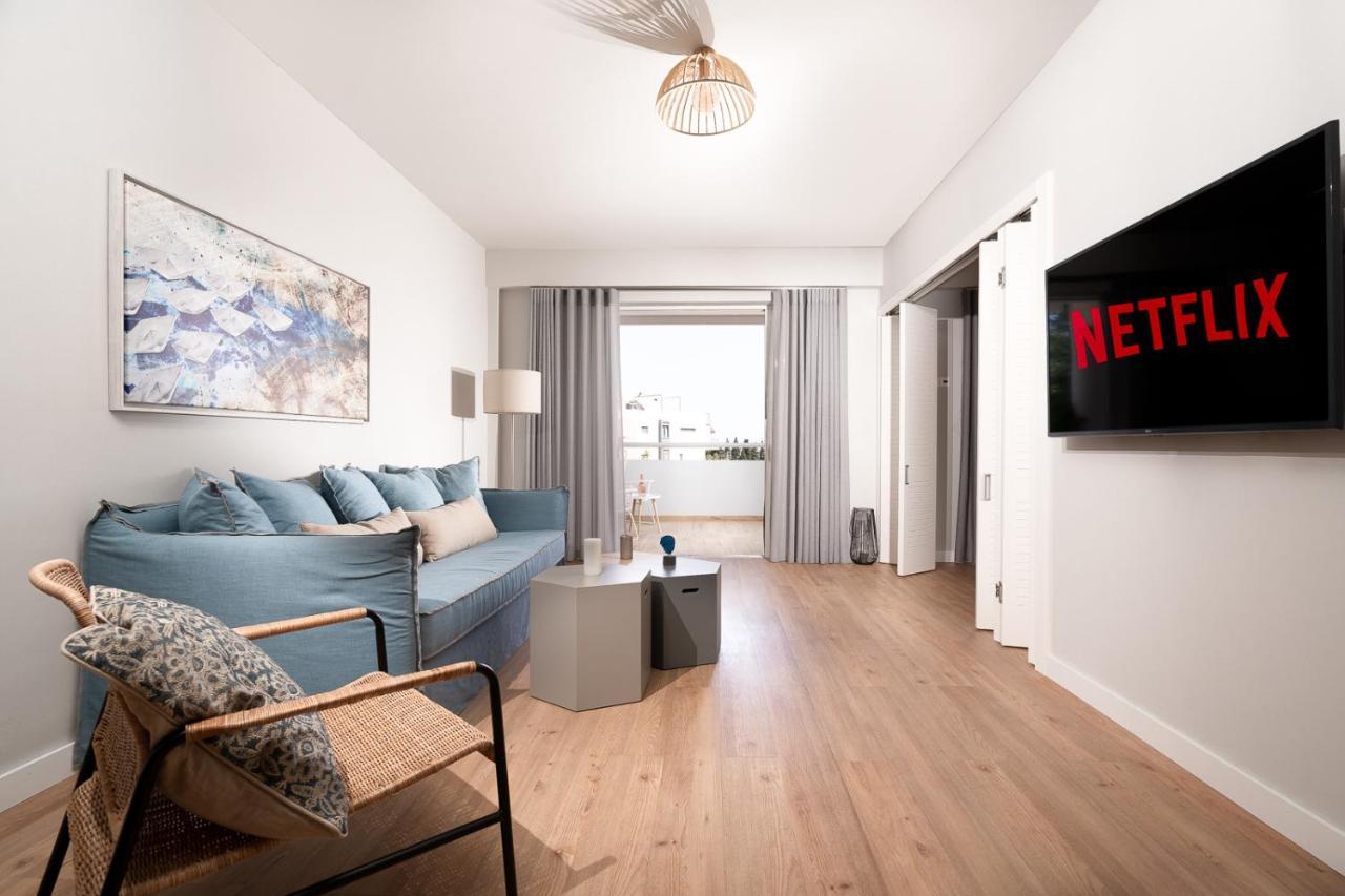 Blue Avra Apartment By A&D Properties Порто-Рафти Экстерьер фото