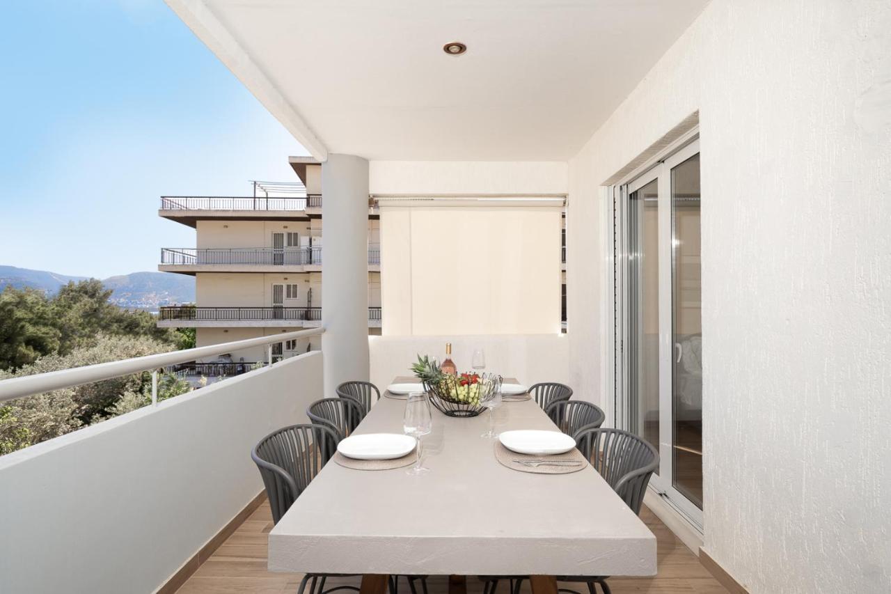Blue Avra Apartment By A&D Properties Порто-Рафти Экстерьер фото